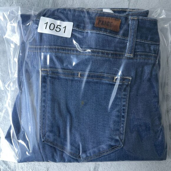 Paige Hoxton Ankle Jeans Medium Wash Denim Mid Rise Womens Blue Size 28 - Picture 11 of 11